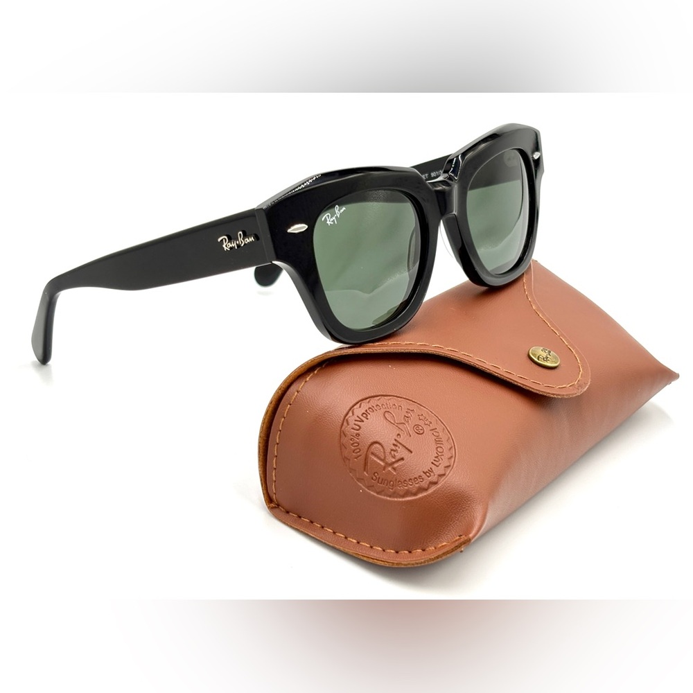 Ray-Ban Womens Ray-Ban Sunglasses State Street RB2186 901/31 49-145 - Picture 8 of 14